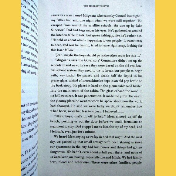 Book: The Marrow Thieves, by Cherie Dimaline (YA Fiction) - Picture 6 of 11